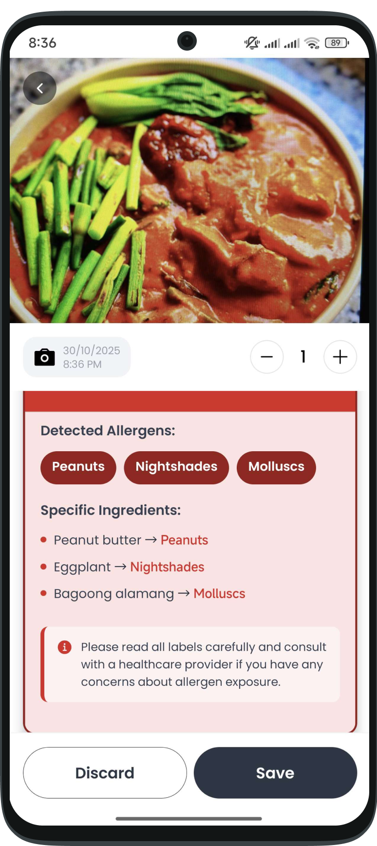 Allergen Detection